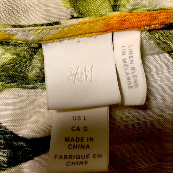 H&M women’s Lg lemon dress - Picture 2 of 3